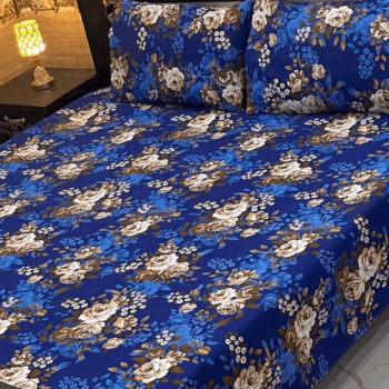 Crystal King Size Bedsheet | 3 Pcs