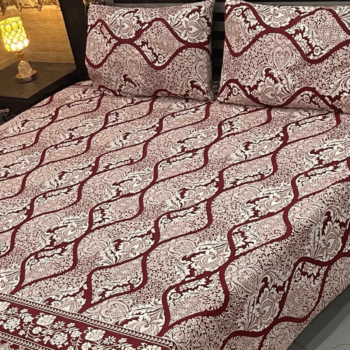 Crystal King Size Bedsheet | 3 Pcs