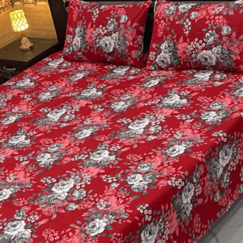 Crystal King Size Bedsheet | 3 Pcs