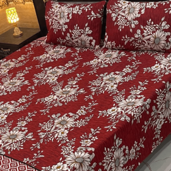Crystal King Size Bedsheet | 3 Pcs
