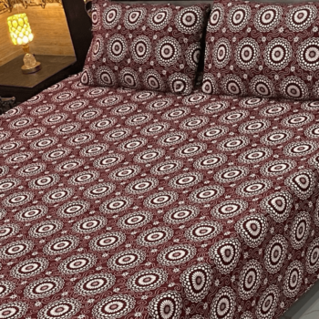 Crystal King Size Bedsheet | 3 Pcs