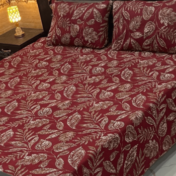 Crystal King Size Bedsheet | 3 Pcs